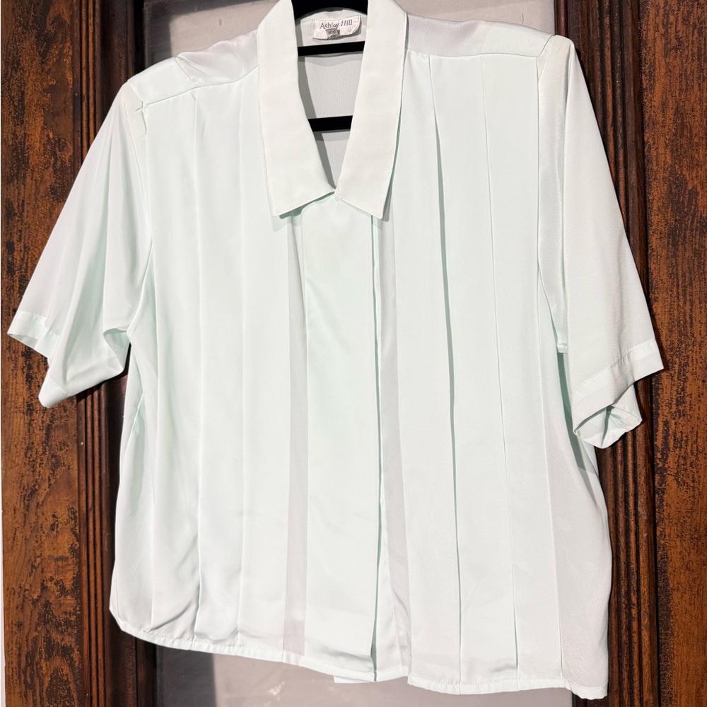 Ashley By 26 International Light blue Button Down Shirt